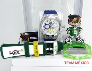JUEGO DE CAJA TECHNOMARINE 114023B HECHO EN JAPÓN COPA MUNDIAL FÚTBOL 2014 MÉXICO - Imagen 1 de 4