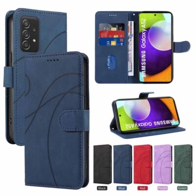 For Samsung A12 A22 A32 A52s A51 A71 A10 A30 Wallet Card Slot Leather Case Cover - Image 1 of 4