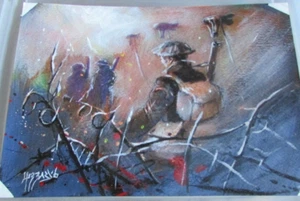 WW1 Painting UP TO THE FRONT by Richard Hubbard 2016 - Picture 1 of 3