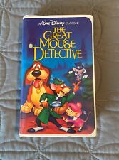The Great Mouse Detective Walt Disney Classic Black Diamond VHS Original  