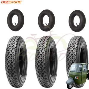 SET PNEUMATICI 4.50-10C + CAMERE GOMME 76L 8PR PER APE PIAGGIO MP501 - MP601 - Imagen 1 de 4
