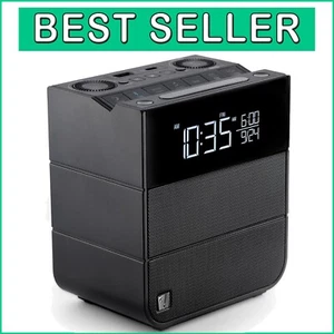 Sound Rise II Bluetooth Bedside Alarm Clock with Nature Sounds & Large Display - Picture 1 of 11