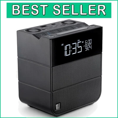 Sound Rise II Bluetooth Bedside Alarm Clock with Nature Sounds & Large Display - Image 1 of 4