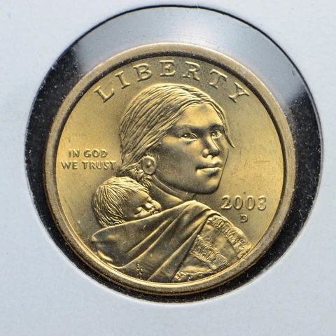 2003-D Sacagawea Dollar BU (bb11501) Cover