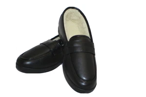 herrenschuhe 40 schwarz gefüttert Übergangsschuh Winterschuh Herbst Winter - Bild 1 von 3