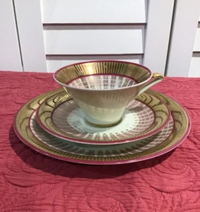 Seltener Vintage Winterling Bavaria Teetasse Untertasse Dessertteller Set 70 - Bild 1 von 10