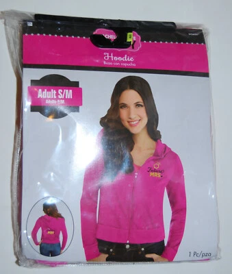 Новый в коробке Bachelorette вечеринки женщин невеста розовый будущее миссис LS с капюшоном куртки sz S-M - Изображение 1 из 4