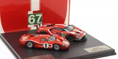 IXOMODELS - FORD GT #67 2019 e FORD GT40 #1 1967 alla 24 Ore di Le Mans - 1/4... - Immagine 1 di 4