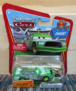 DISNEY PIXAR CARS    DINOCO CHICK HICKS   PISTON CUP CHASE   W/ PISTON CUP #104 - Picture 1 of 7