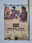 Speer Inc Gun Store Display Rare Gun/Ammo Calendar 1971-1972 Lewiston Idaho Vtg