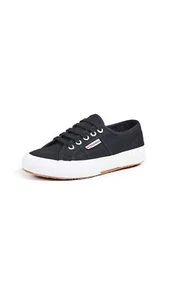 Zapatilla deportiva clásica Superga Unisex 2750 Cotu, negra/blanca, 5 mujeres/3,5 hombres - Imagen 1 de 6