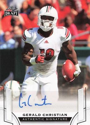 2015 Leaf Draft #BA-GC1 Gerald Christian Autograph Auto Card SP RC - Image 1 of 2