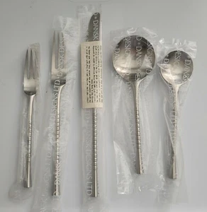 Tenedores para ensaladas Dansk Jette, cucharas de sopa, tenedor de cena, cuchillo cucharadita NUEVO - Imagen 1 de 3
