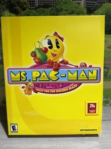 2001 Ms. Pacman Quest For The Golden Maze BIG BOX PC Game Infogames - NEW - Picture 1 of 4