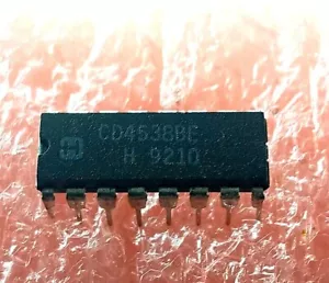 1pcs CD4538BE HSpeed CMOS Logic Dual Retriggerable Precision DIP16 Hyundai - Imagen 1 de 1