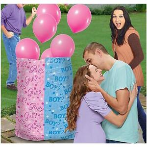 Gender Reveal Girls Balloon Release Party Decorations Bag and 8 Pink Balloons