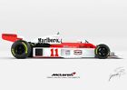 McLaren - James Hunt - Formel 1 Posterdruck