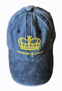 Baseballmütze Yeshua is King bestickt blau Denim 100 % Baumwolle verstellbar - Bild 1 von 3