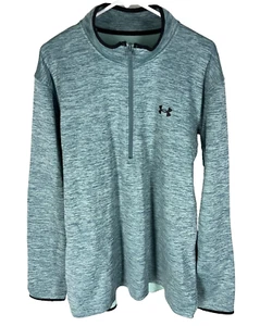 UNDER ARMOUR Jacket Top Mens Size XXL Pullover Cold Gear Loose Blue Long Sleeve - Picture 1 of 4