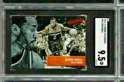 2016 - 17 Panini Aficionado John Wall SGC 9.5 - Image 1 of 2