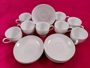 (Set of 8) Mikasa Classic Flair Cups & Saucers Fine China K1991 Japan Calla Lily - Picture 1 of 4