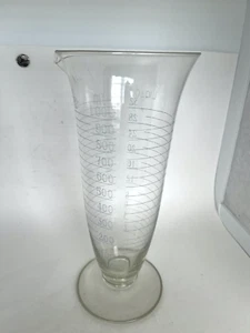 K EXAX USA 1000ml Graduated Glass Pharmaceutical Measuring Conical Beaker Spout - Picture 1 of 7
