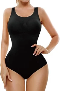 AMRIY Shapewear Bodysuit for Women Tummy Control Body Shaper Waist Trainer Black - Picture 1 of 7