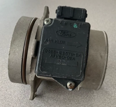 Medidor de flujo de aire Ford Contour 1995-1999 con sensor 93bb-12b579-ba usado OEM Foto 1 de 4