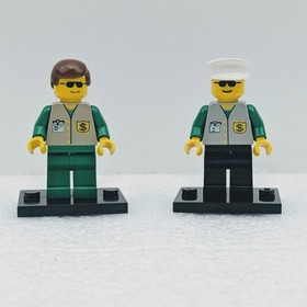 Lego Town, 1999 Bank Minifigure bnk001, bnk003, sets 4560 / 4561 Railway Express