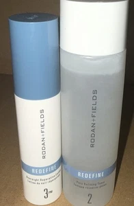 Rodan + Fields Redefine  Overnight Reparative Lotion + Pore Refining Toner - Picture 1 of 9