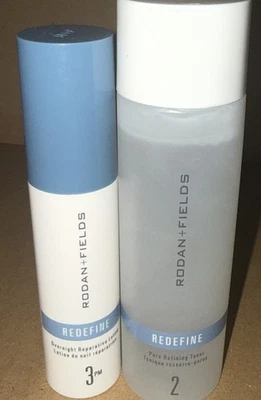 Rodan + Fields Redefine  Overnight Reparative Lotion + Pore Refining Toner - Image 1 of 4