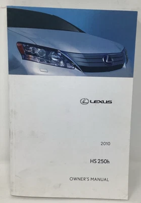 LEXUS HS250H MANUAL DEL PROPIETARIO 2010 Foto 1 de 4