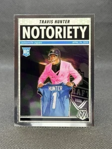 2025 Mosaic Football Travis Hunter NOTORIETY ROOKIE #12 Jacksonville Jaguars RC - Bild 1 von 2