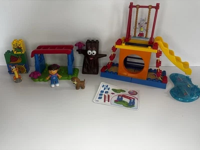 Mega Bloks Dora the Explorer Dora's Backyard Adventure Playset- Nick Jr. - Image 1 of 4