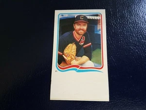 Bert Blyleven Cleveland Indians 81 1985 Fleer Sticker White Strip Border Oddball - Picture 1 of 2