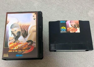 Fatal Fury 3 NeoGeo AES Used Japan Boxed Tested Working Fighting Game 1995 - Picture 1 of 4