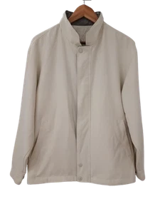 YVES SAINT LAURENT Men's UK Size Large Light Cream Lightweight Jacket Pre Loved - Picture 1 of 18