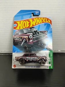 Hot Wheels ’55 Chevy Bel Air Gasser The Collector Red New on Card - Picture 1 of 3