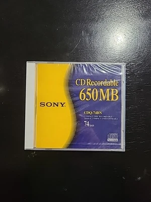 Sony CD-R Recorder Media CDQ-74BN 650MB 74min with Jewel Case - Image 1 of 2