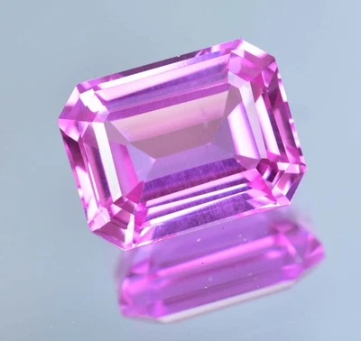 Flawless 26.05 Ct Natural Pinkish Morganite Emerald Cut Certified Loose Gemstone - Image 1 of 4
