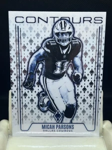 MICAH PARSONS 2024 Panini Phoenix Football CONTOURS #CON-MPS Cowboys Packers - Picture 1 of 2