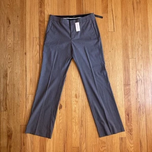 Banana Republic Damen 8 normale Logan mittlere Leibhöhe gerade Passform grau Hosen Hosen Hosen - Bild 1 von 11
