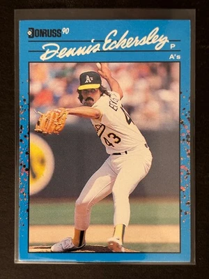 1990 Donruss Blue (Best of the AL) - Dennis Eckersley #12 Athletics MLB HOF ⚾ - Image 1 of 2