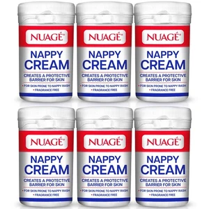 6x Nuage Nappy Cream for Sensitive Baby Skin Fragrance Free 125g - Picture 1 of 1