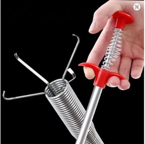 Handklemmreinigung Kanalrohrstößel Handklemmen vier Krallen Rohröffner Abfluss - Bild 1 von 1
