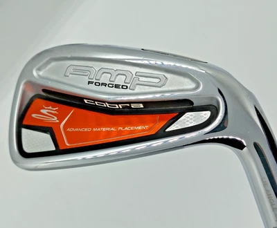 COBRA AMP 7 IRON FORGED MEN'S RH KBS STIFF + DEMO CLUB MINT ORANGE GRIP 37.75" - Image 1 of 4