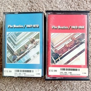 THE BEATLES 1962-1966 / 1967-1970 - 1993 issue double cassettes - Very good + - Picture 1 of 15