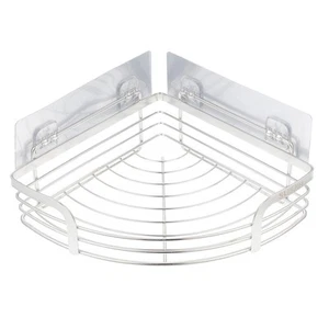 Stainless Steel Shelf Corner Bathroom Shelves Wall Mounted Organizer Shower - Zdjęcie 1 z 12