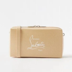 Neu mit Etikett Christian Louboutin Kractilou kleine Leder Schultertasche Clutch Box - Bild 1 von 16