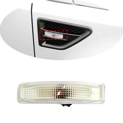 Señal de giro de luz lateral blanca para Land Rover LR3 LR4 Range Rover Sport 1 pieza Foto 1 de 4